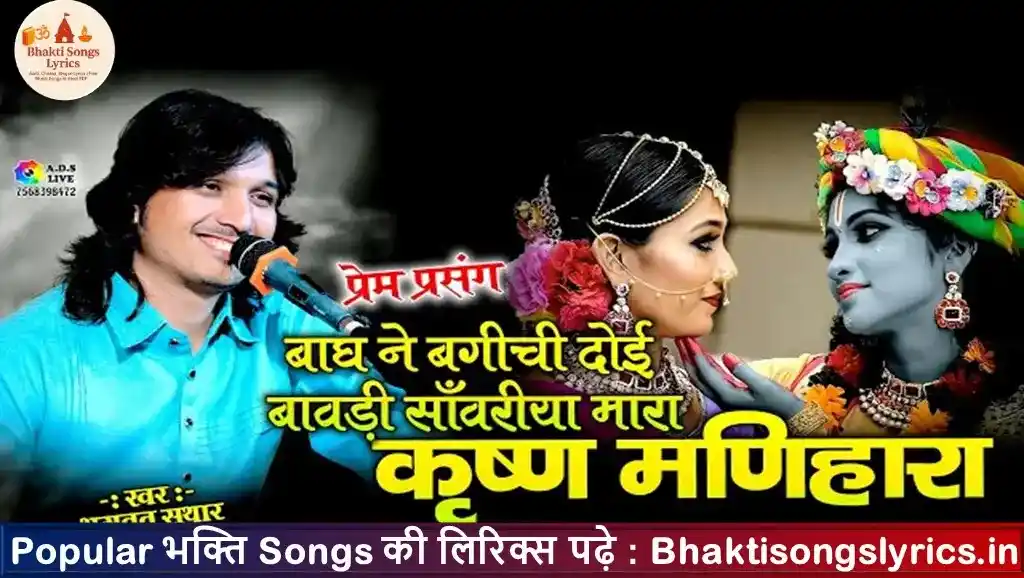 बाग ने बगीची दोयर बावड़ी, सांवरिया मारा हिंदी भजन लिरिक्स